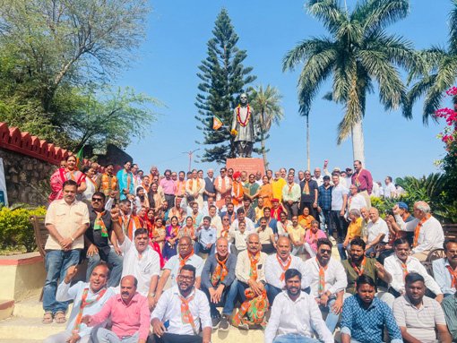 भाजपा द्वारा पूर्व राज्यपाल सुंदर सिंह भण्डारी की 105वीं जयंती पर किया नमन