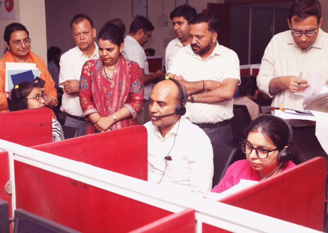 खाद्य विभाग के शासन सचिव ने राजस्थान संपर्क हेल्पलाइन कंट्रोल रूम का किया निरीक्षण