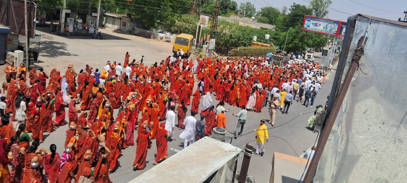 परशुराम मंदिर पाटोत्सव — 5100 कलशों की शोभायात्रा