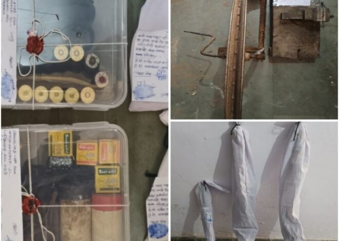 अलवर पुलिस का ऑपरेशन क्लीन: अवैध हथियार बनाने की फैक्ट्री का भंडाफोड़; हथियार और औजारों के साथ 70 वर्षीय मुख्य सरगना गिरफ्तार