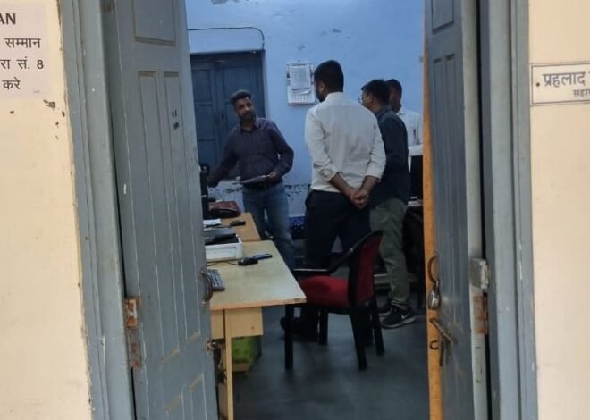 जिला कलक्टर के निर्देश पर माण्डलगढ़ उपखंड में समस्त विभागीय अधिकारियों ने किया औचक निरीक्षण