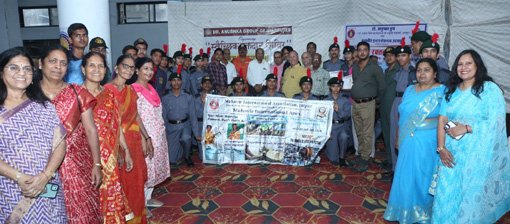 महावीर इंटरनेशनल उदयपुर केंद्र द्वारा निशुल्क नेत्र चिकित्सा व रक्तदान शिविर