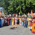 महिलाओं ने निकाली जन आक्रोश महिला पदयात्रा