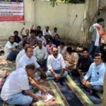 कनिष्ठ तकनिकी सहायक का धरना जारी
