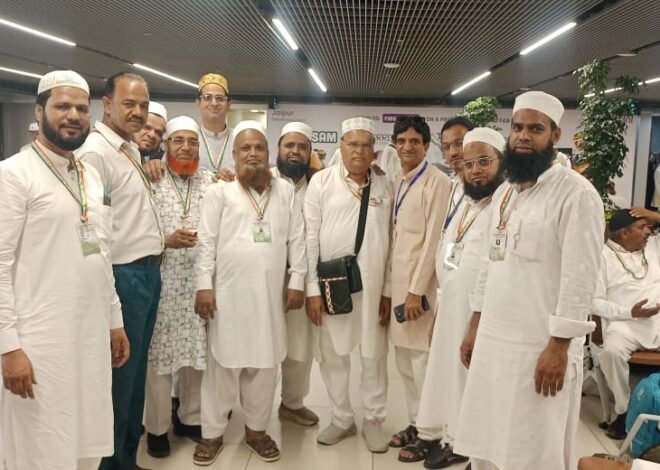 पांचवी फ्लाइट में 429 हजयात्रियों में मध्यप्रदेश के 27 यात्री भी शामिल