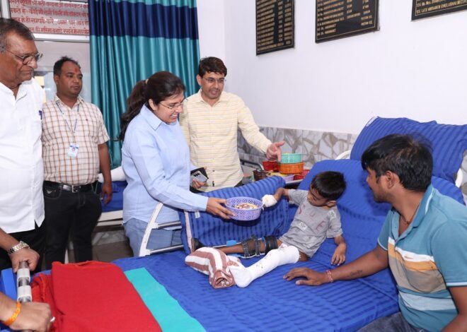 नारायण सेवा संस्थान में एएसपी स्वाति ने 101 निशुल्क सर्जरी शिविर का किया उद्घाटन