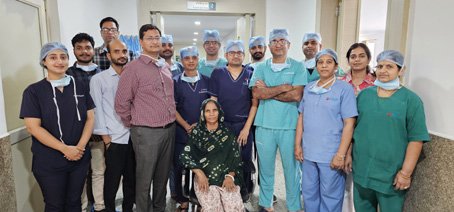 72 वर्षीय महिला की छाती से निकाला 18 सेमी का दुर्लभ कैंसर ट्यूमर