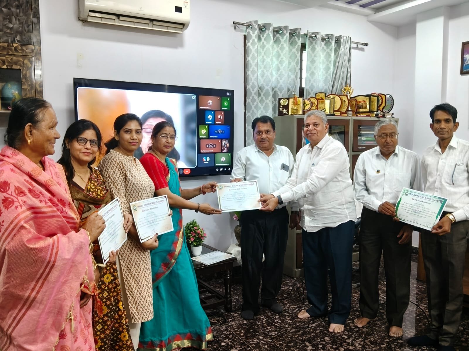 प्रकृति रिसर्च सोसाइटी, उदयपुर (PRSU) द्वारा उच्च स्तरीय विचार–मंथन बैठक का आयोजन