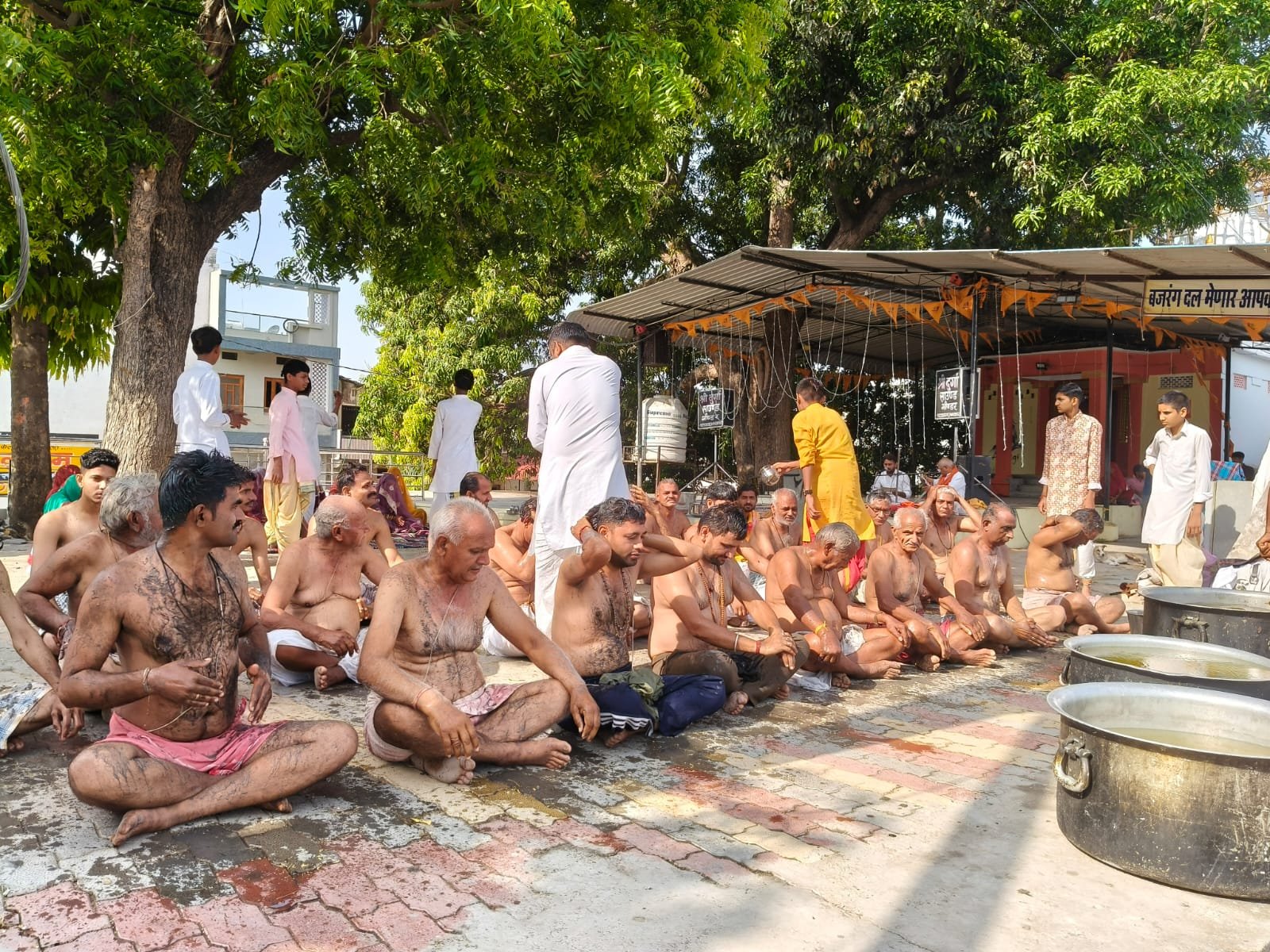 मेनार में नीलकंठ महादेव मंदिर पर 5 दिवसीय रुद्र मारुति महायज्ञ शुरू